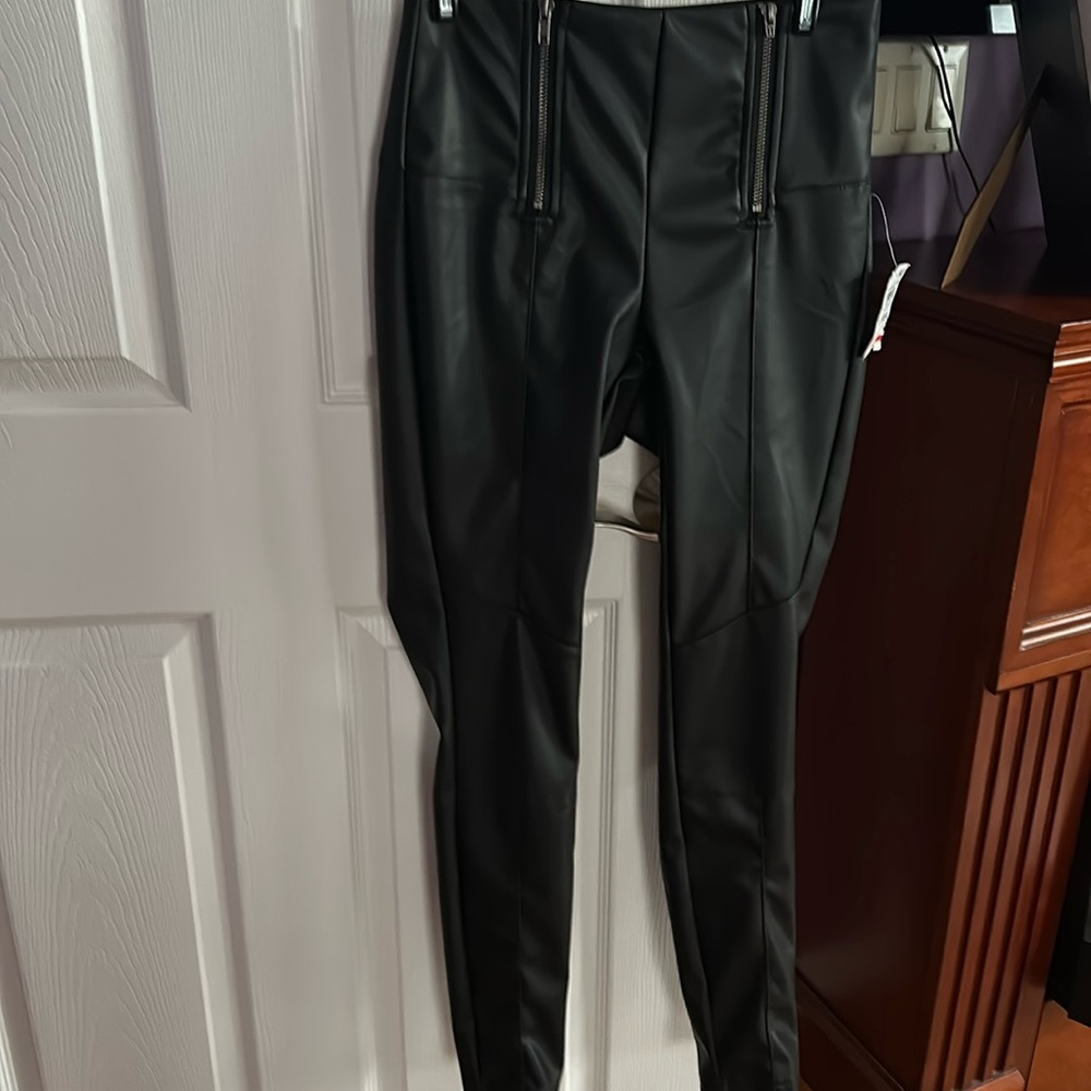 Bar III Faux Leather fashion. Leggings